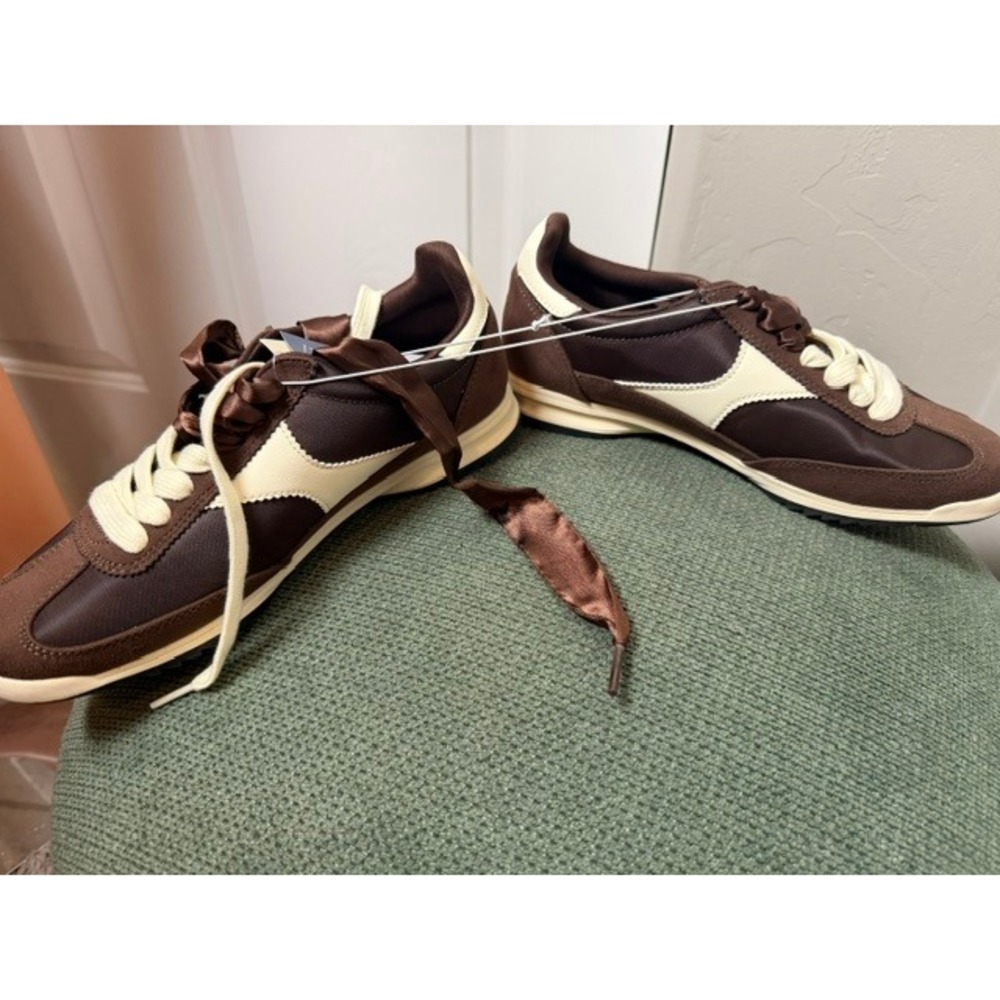 NEW Universal Thread Skyler Brown/Cream Women's sneakers Size 7.5 - Picture 4 of 8
